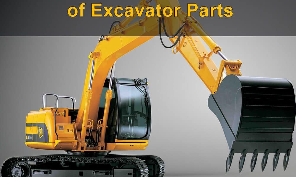 What are the different types of excavator parts?